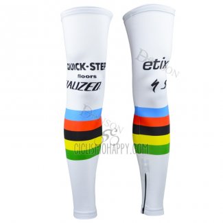 Etixx Quick Step Leg Warmer White 2015 Cycling