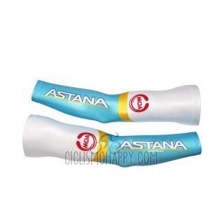 Astana Arm Warmer White 2017 Cycling