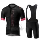 Castelli Climber's 2.0 Cycling Jersey Bib Short 2019 Men Short Sleeve Black Pink