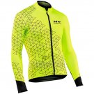 Northwave Cycling Jersey Bib Tight Men Long Sleeve Yellow