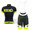 ALE Formula 1.0 Adriatico Cycling Jersey Bib Short 2017 Men Short Sleeve Yellow and Black