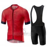 Castelli Climber's 2.0 Cycling Jersey Bib Short 2019 Men Short Sleeve Red