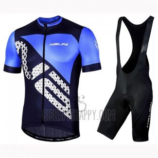 Nalini Volata 2.0 Cycling Jersey Bib Short 2019 Men Short Sleeve Black Blue