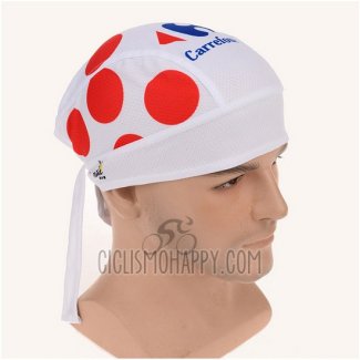 Tour de France 2015 Scarf Cycling Red and White