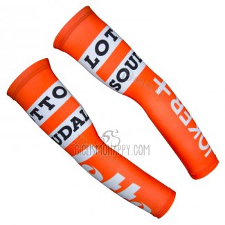 Lotto Arm Warmer Orange 2015 Cycling