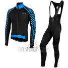 Nalini CRIT 3l 2.0 Cycling Jersey Bib Tight 2019 Men Long Sleeve Black Blue