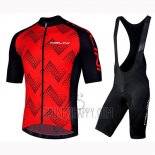 Nalini Podio 2.0 Cycling Jersey Bib Short 2019 Men Short Sleeve Black Red