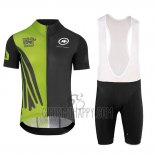 Assos SS.Capeepicxc Cycling Jersey Bib Short 2018 Men Short Sleeve Green