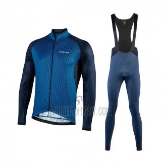 Nalini Cycling Jersey Bib Tight 2021 Men Long Sleeve Blue