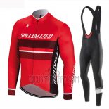 Specialized Cycling Jersey Bib Tight 2018 Men Long Sleeve Red