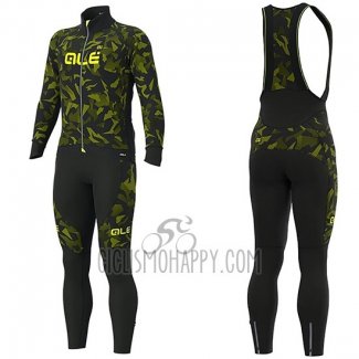 ALE Cycling Jersey Bib Tight 2019 Men Long Sleeve Camouflage