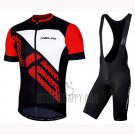 Nalini Volata 2.0 Cycling Jersey Bib Short 2019 Men Short Sleeve Black Red