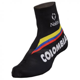 Colombia Shoes Cover Black 2015 Cycling