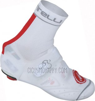 Castelli Shoes Cover White and Red 2014 Cycling