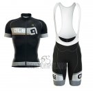 ALE Formula 1.0 Adriatico Cycling Jersey Bib Short 2017 Men Short Sleeve Gray and Black