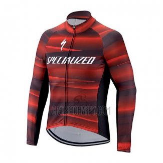 Specialized Cycling Jersey Bib Tight 2021 Men Long Sleeve Red