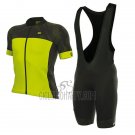 ALE Formula 1.0 Ultimate Cycling Jersey Bib Short 2017 Men Short Sleeve Yellow and Black