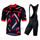 Nalini Descesa 2.0 Cycling Jersey Bib Short 2019 Men Short Sleeve Black Red