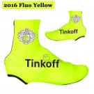 Saxo Bank Tinkoff Shoes Cover Yellow 2016 Cycling